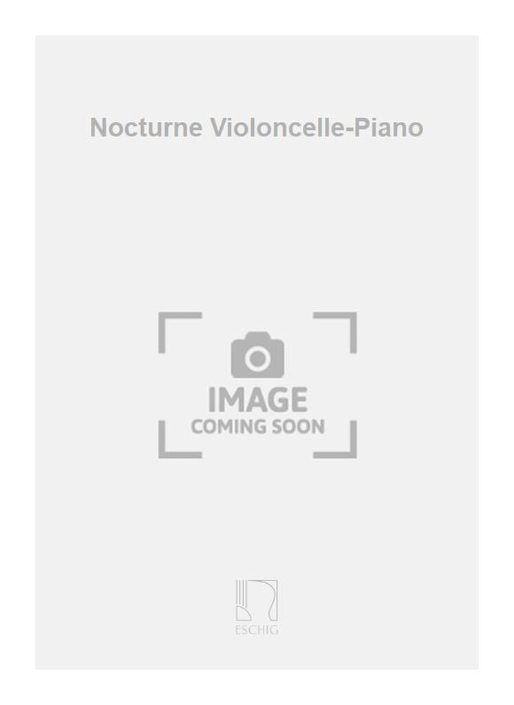 Nocturne Violoncelle-Piano